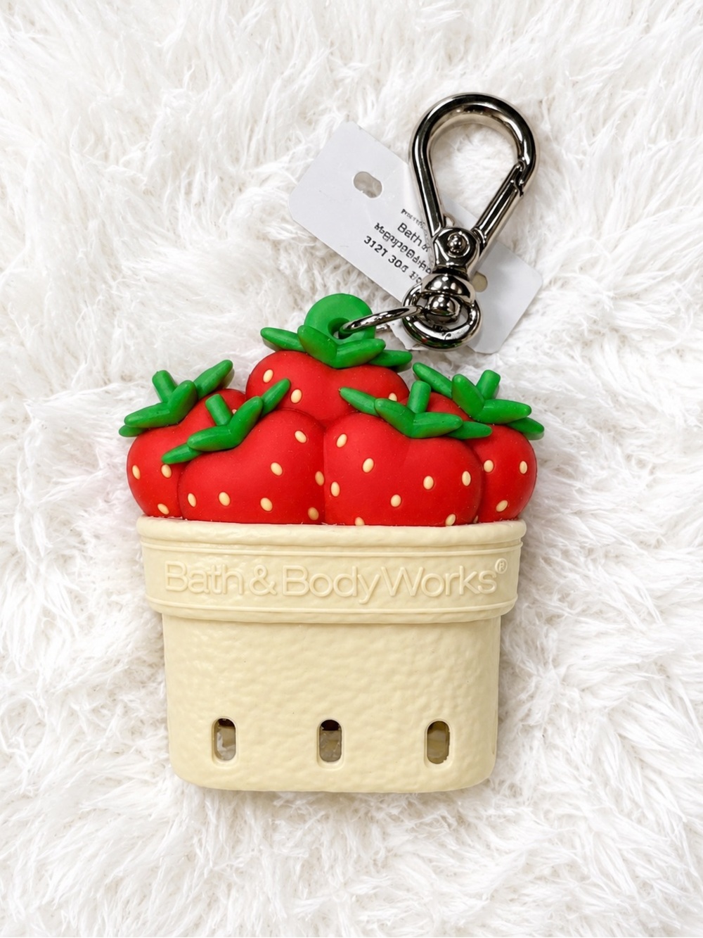 Bath & Body Works Strawberry Basket PocketBac Holder NWT